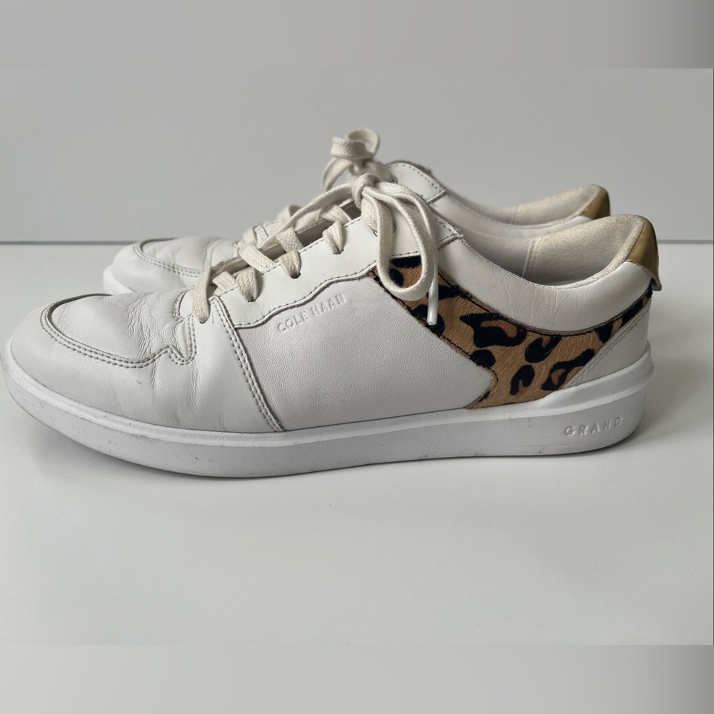 Cole Haan Women's 7 Grand Crosscourt Modern Tennis Sneaker Leopard